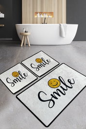 Mijölnir Juego de alfombrillas de baño Smile Djt Multicolor